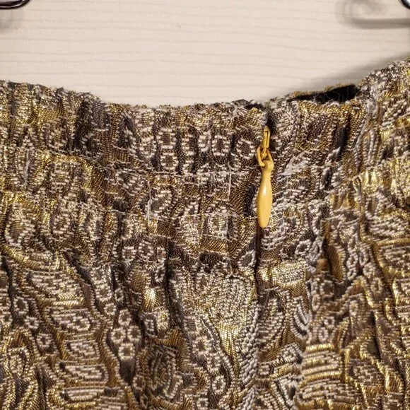 Gold Mini Skirt from The Loft - Picture 4 of 5